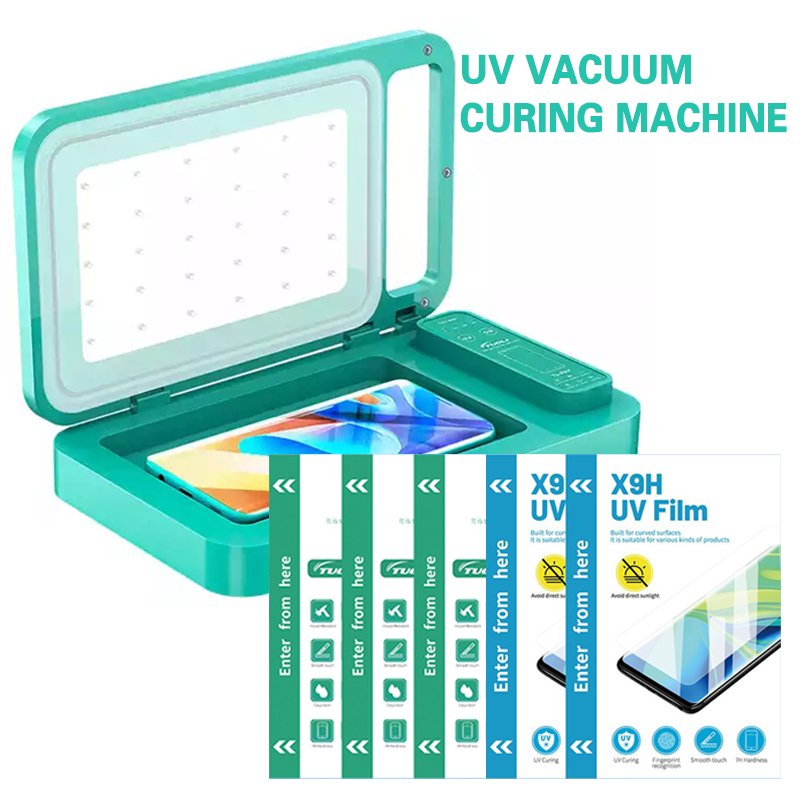 Screen Protector Cutter - TUOLI X9H UV 경화 진공 라미네이팅