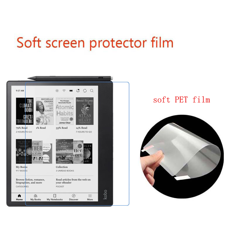 Matte Anti Glare Screen - Kobo Elipsa 2E 10.3인치용 투명 HD/무광택