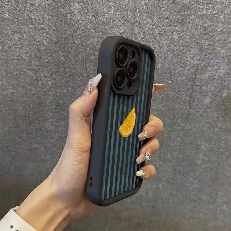 줄무늬 레몬 슬라이스 패턴 아이폰 17 16 15 14 - Apple Iphone 15 리뷰 및 가격