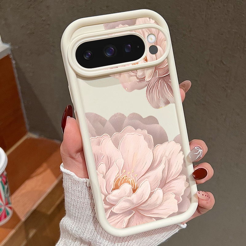 핑크 꽃무늬 소프트 TPU 폰 케이스 (구글 픽셀 10 - Google Pixel 9 리뷰 및 가격