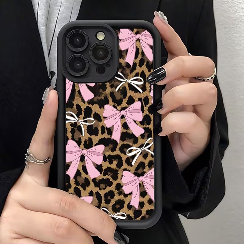 레오파드 프린트 리본 폰 케이스 (아이폰 18, 17, - Apple Iphone 15 리뷰 및 가격